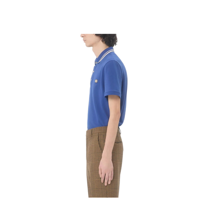 MAYFEYR - Valentino - Cotton Piqué Polo Shirt With Vlogo Patch - VMH01KAQK