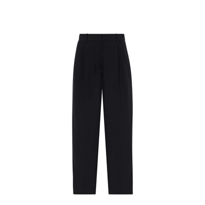 Lilas Pant Black in Wool and Linen