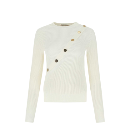 MAYFEYR - Alexander Mcqueen - Ivory Stretch Viscose Sweater - 688382Q1AYT9038