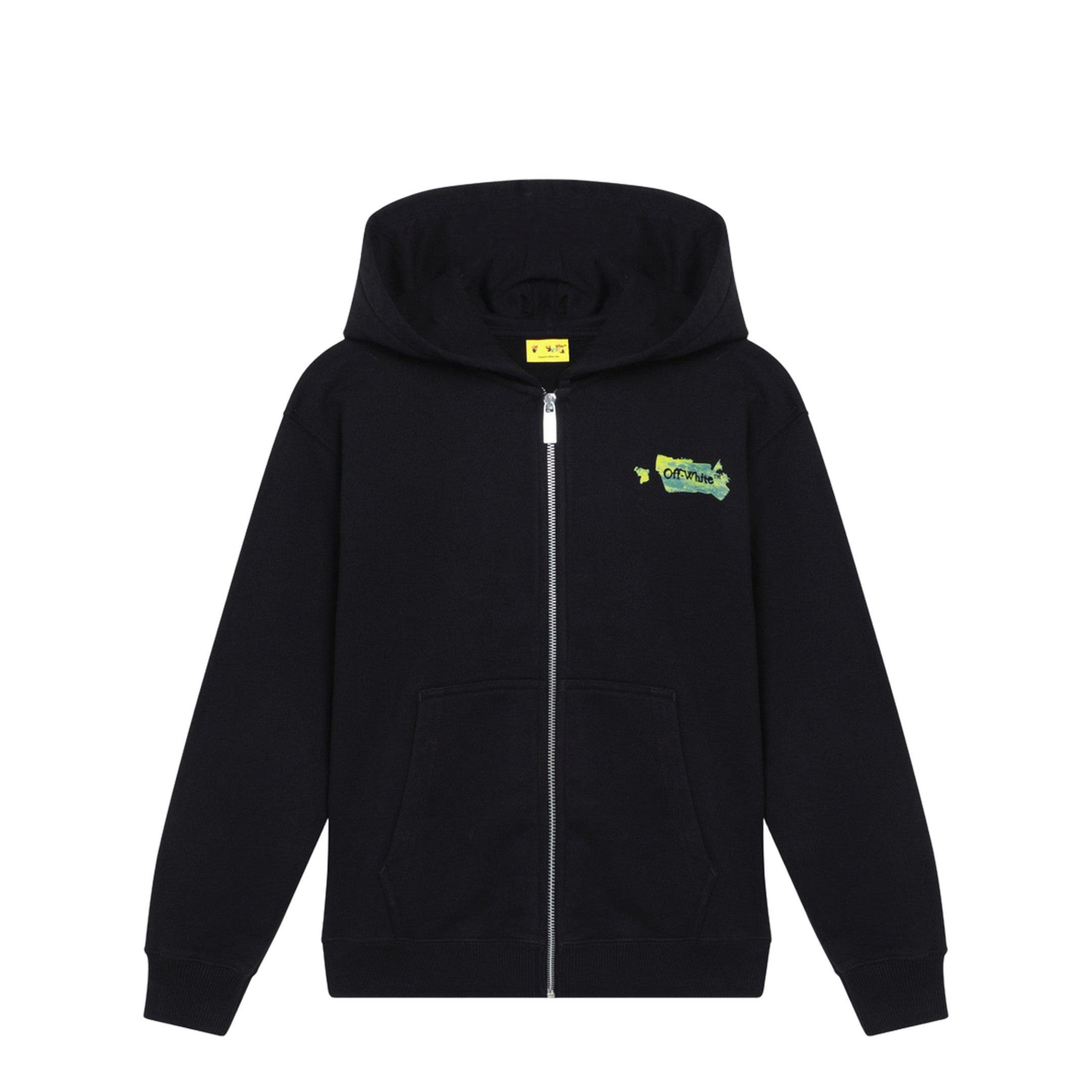 MAYFEYR -  - Black Arrow Acrylic Zip Sweatshirt - OBBE001F25FLE0021059