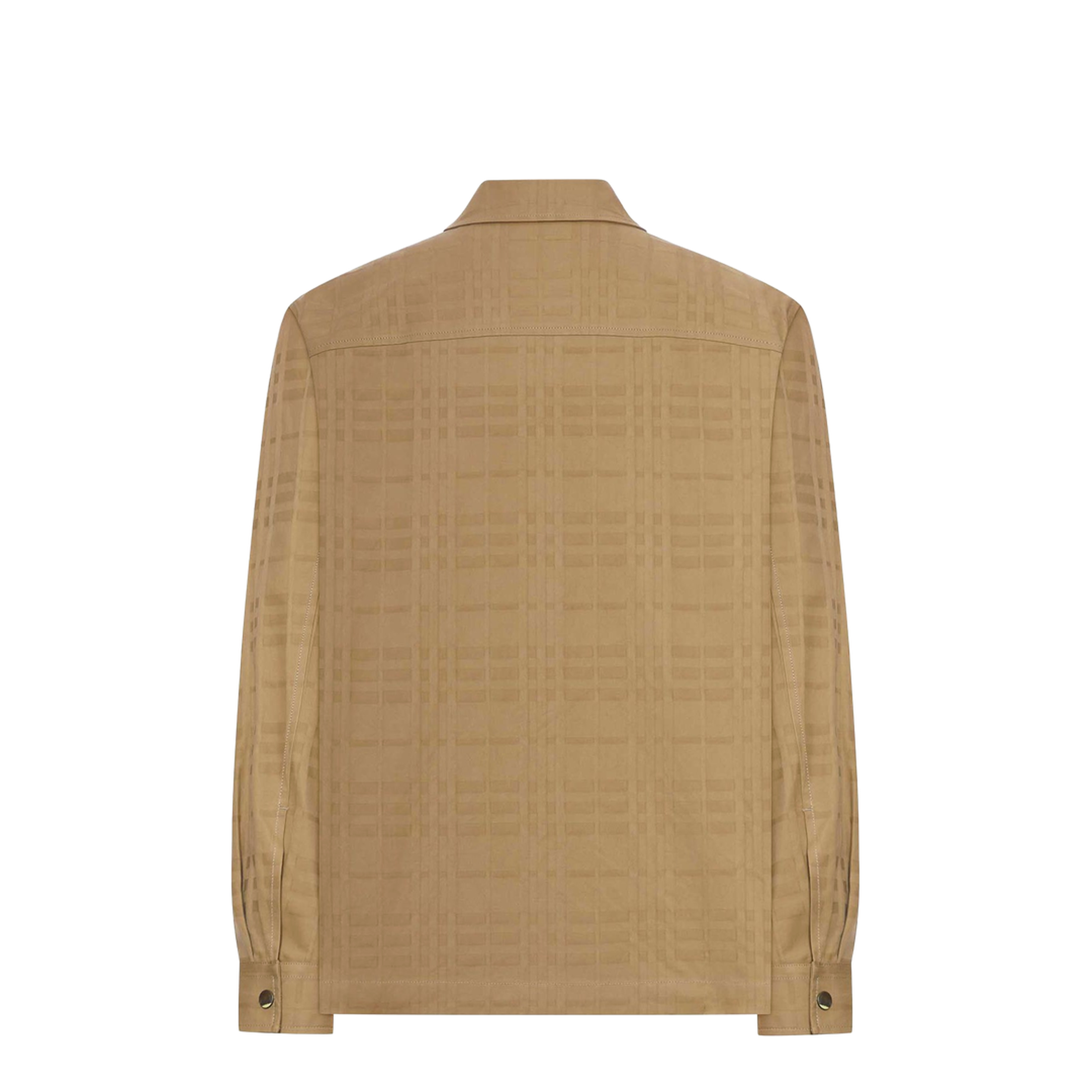 MAYFEYR - Burberry - Check Cotton Zip-Up Shirt - 8121988