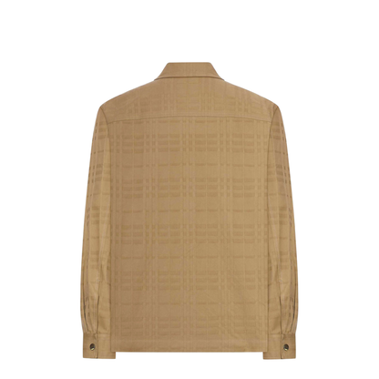 MAYFEYR - Burberry - Check Cotton Zip-Up Shirt - 8121988
