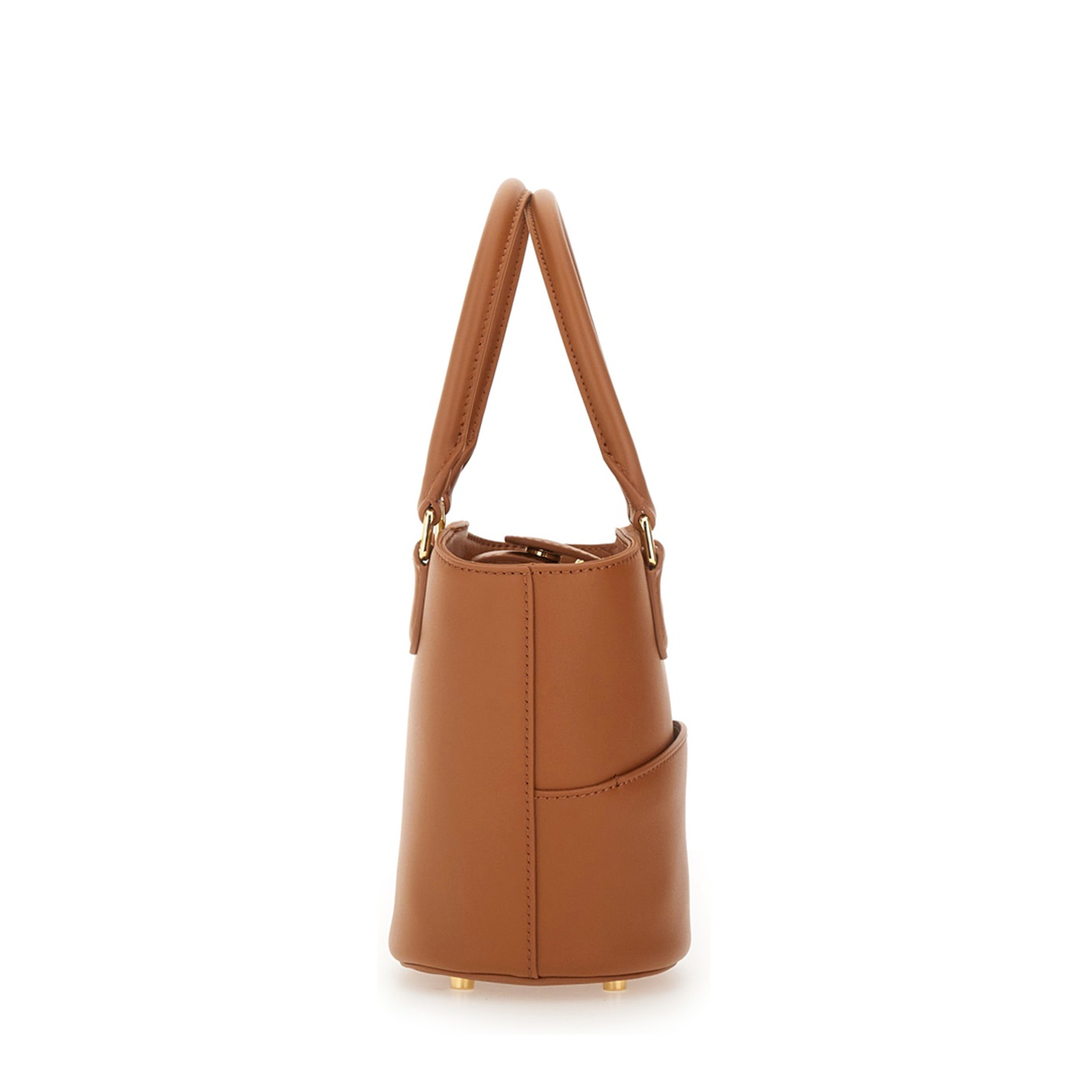MAYFEYR - Self Portrait - Leather Tote Bag With Charm - PF25314TTAN
