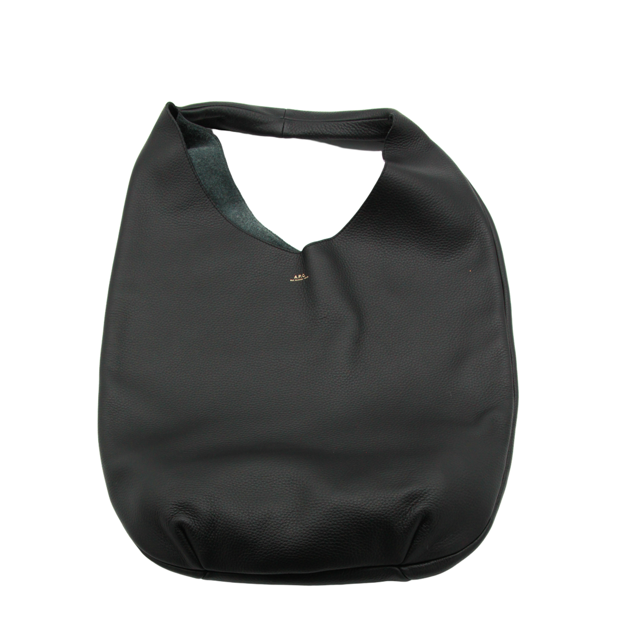 Le Neige Cowhide Leather Tote Bag - Noir