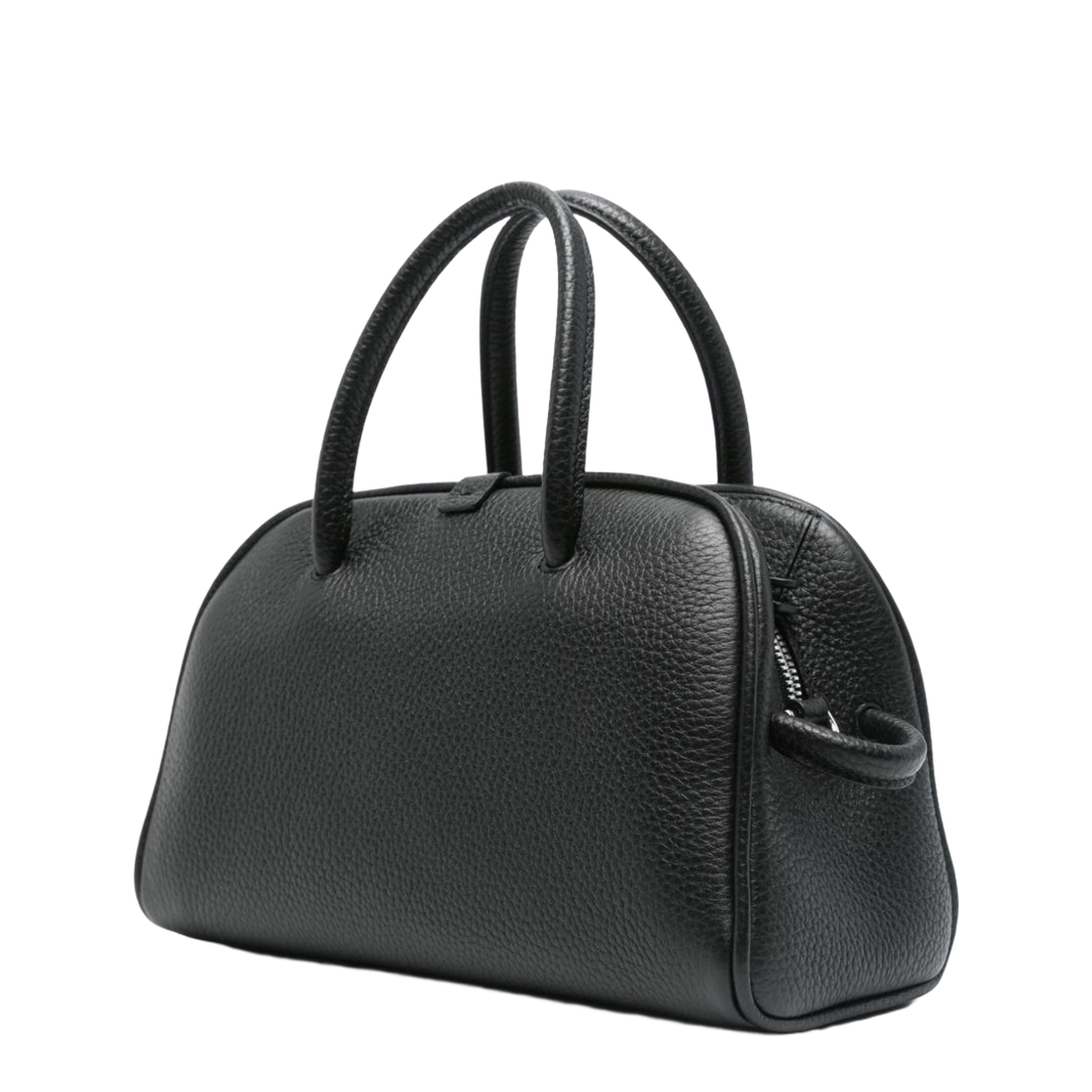 Le Petit Turismo Grained Calfskin Bowling Bag - Black
