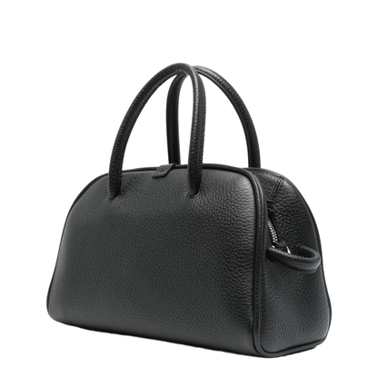 Le Petit Turismo Grained Calfskin Bowling Bag - Black
