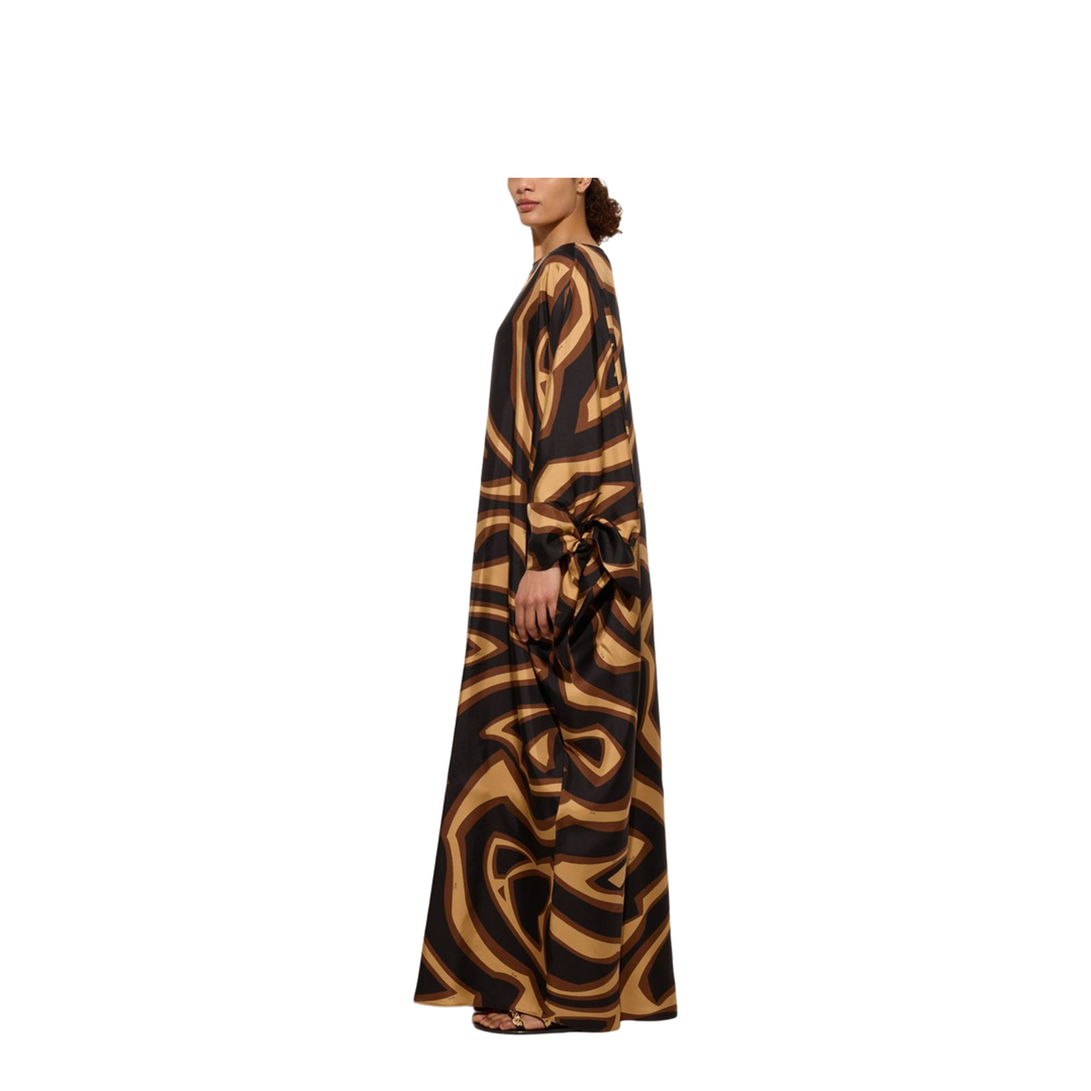 Printed Silk Kaftan
