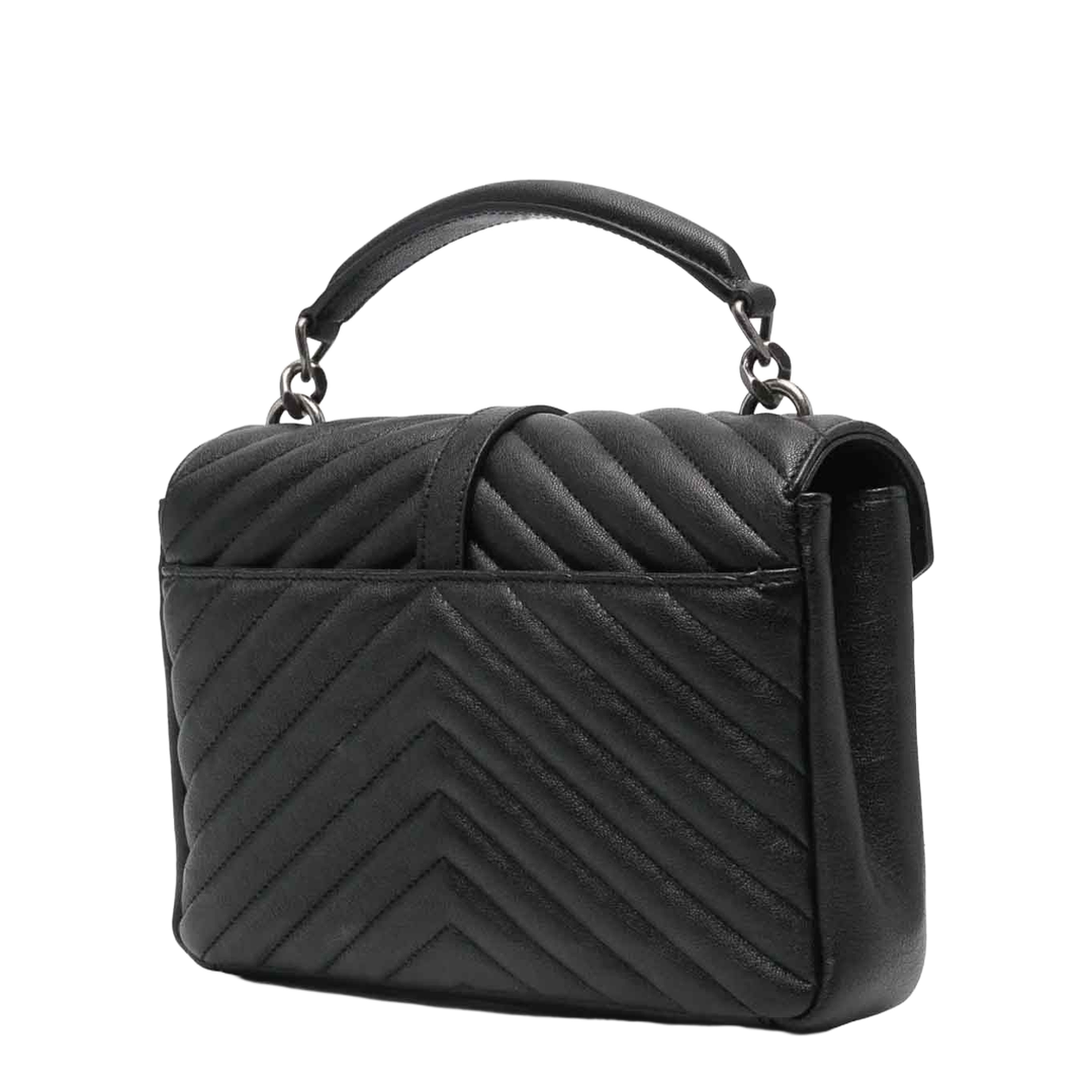 College Medium in Quilted Leather