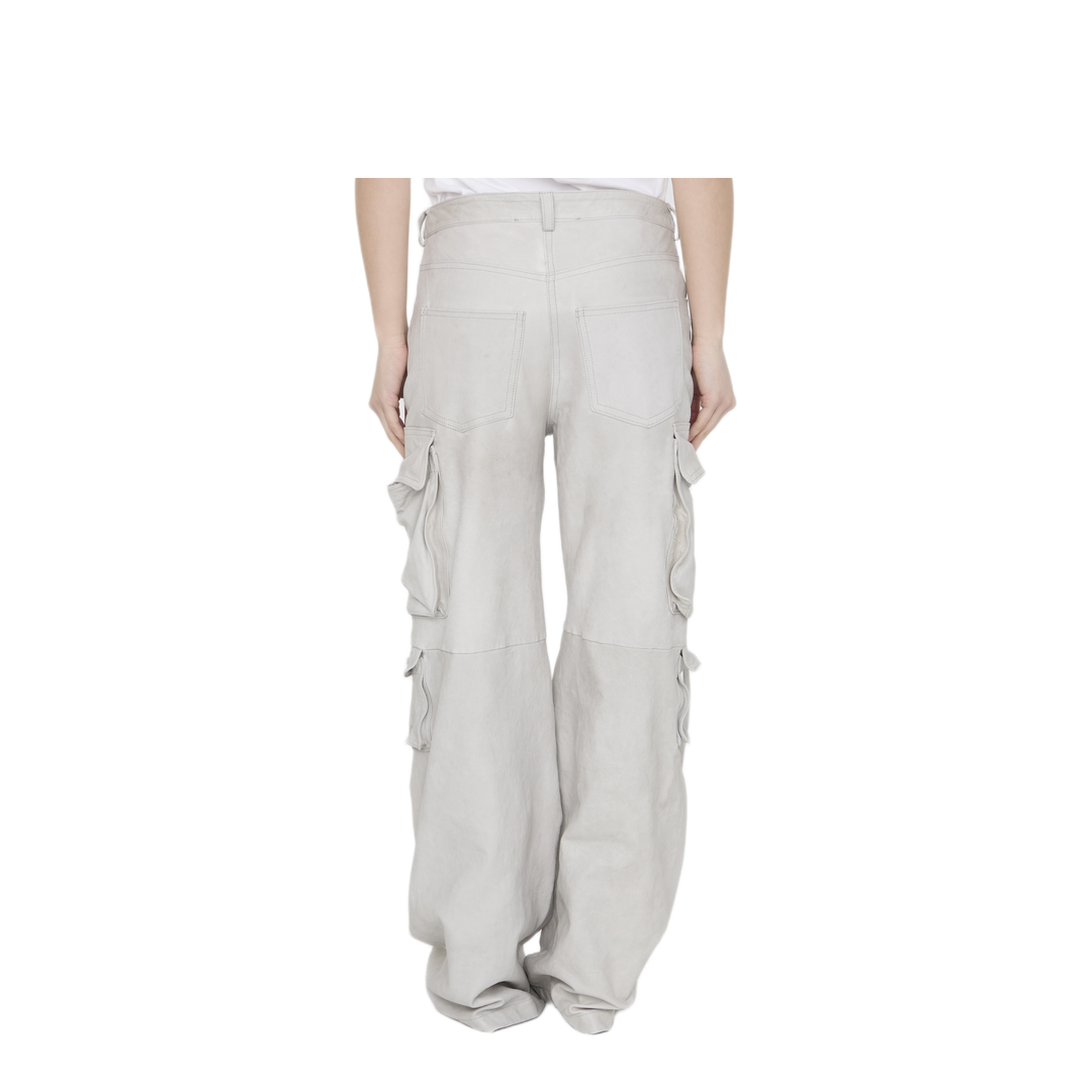 MAYFEYR - Salvatore Santoro - Leather Cargo Pants - 46050NIVCALCE