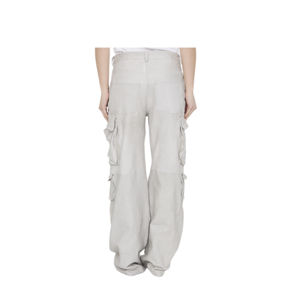MAYFEYR - Salvatore Santoro - Leather Cargo Pants - 46050NIVCALCE