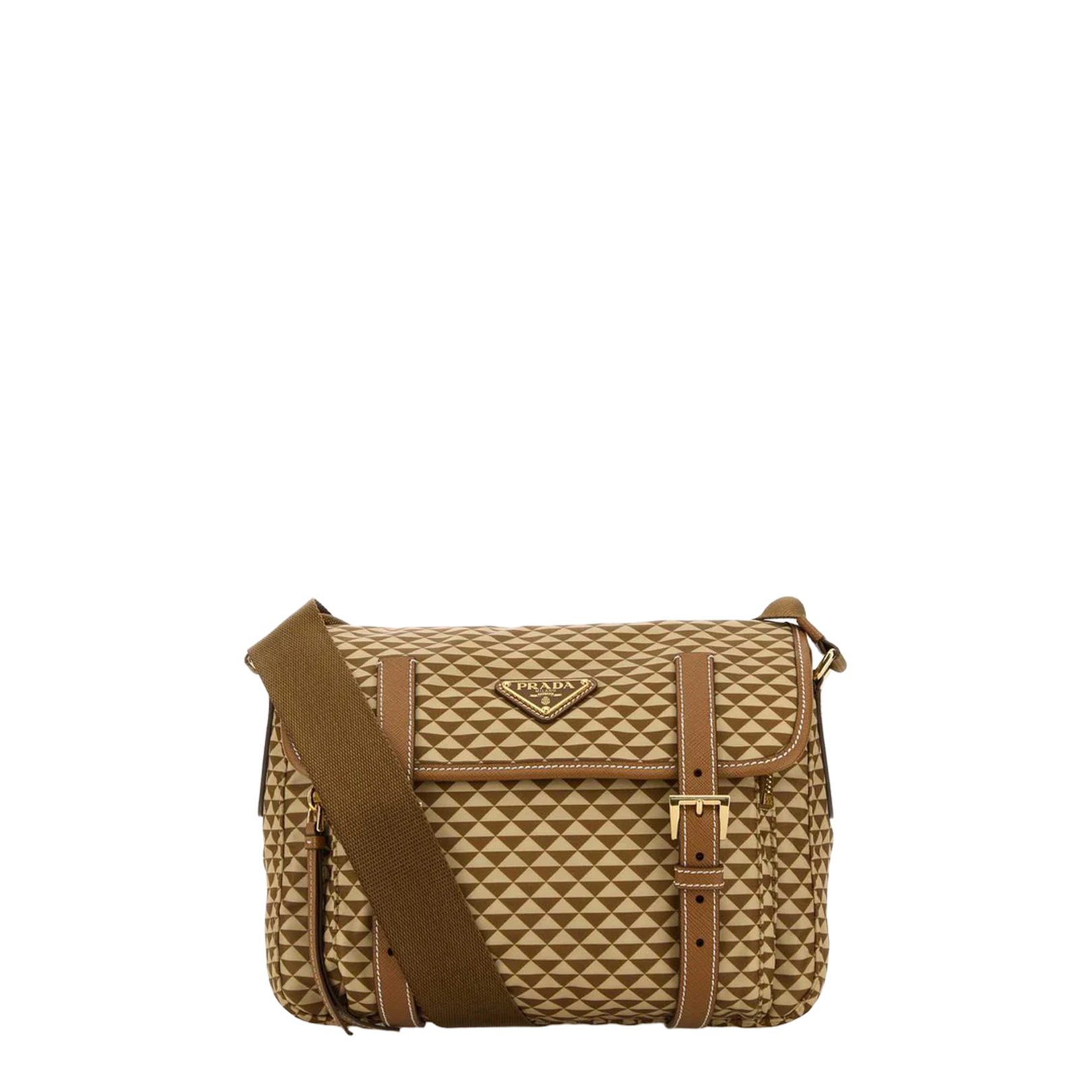 Printed Re-Nylon Crossbody Bag