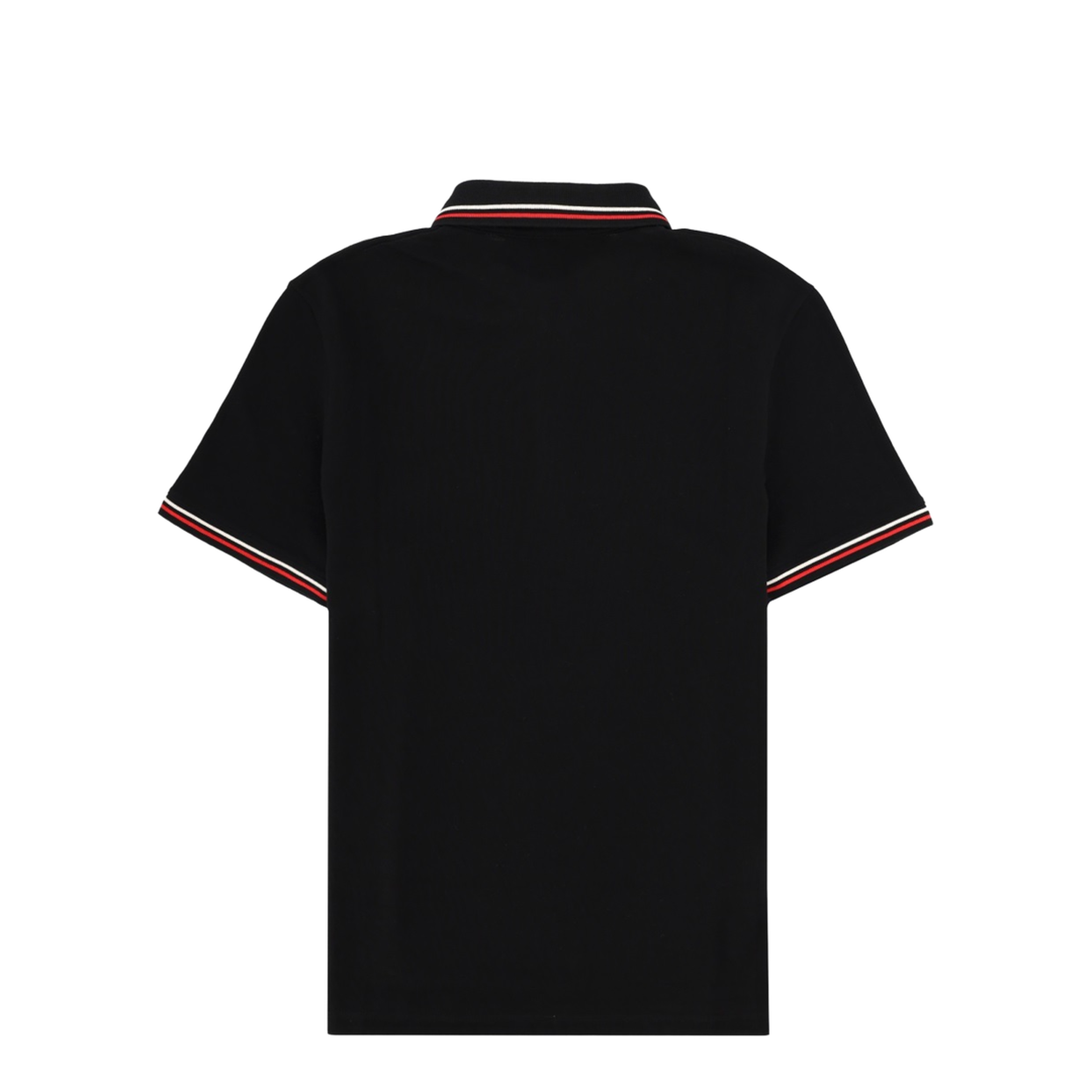 Black Cotton Polo Shirt