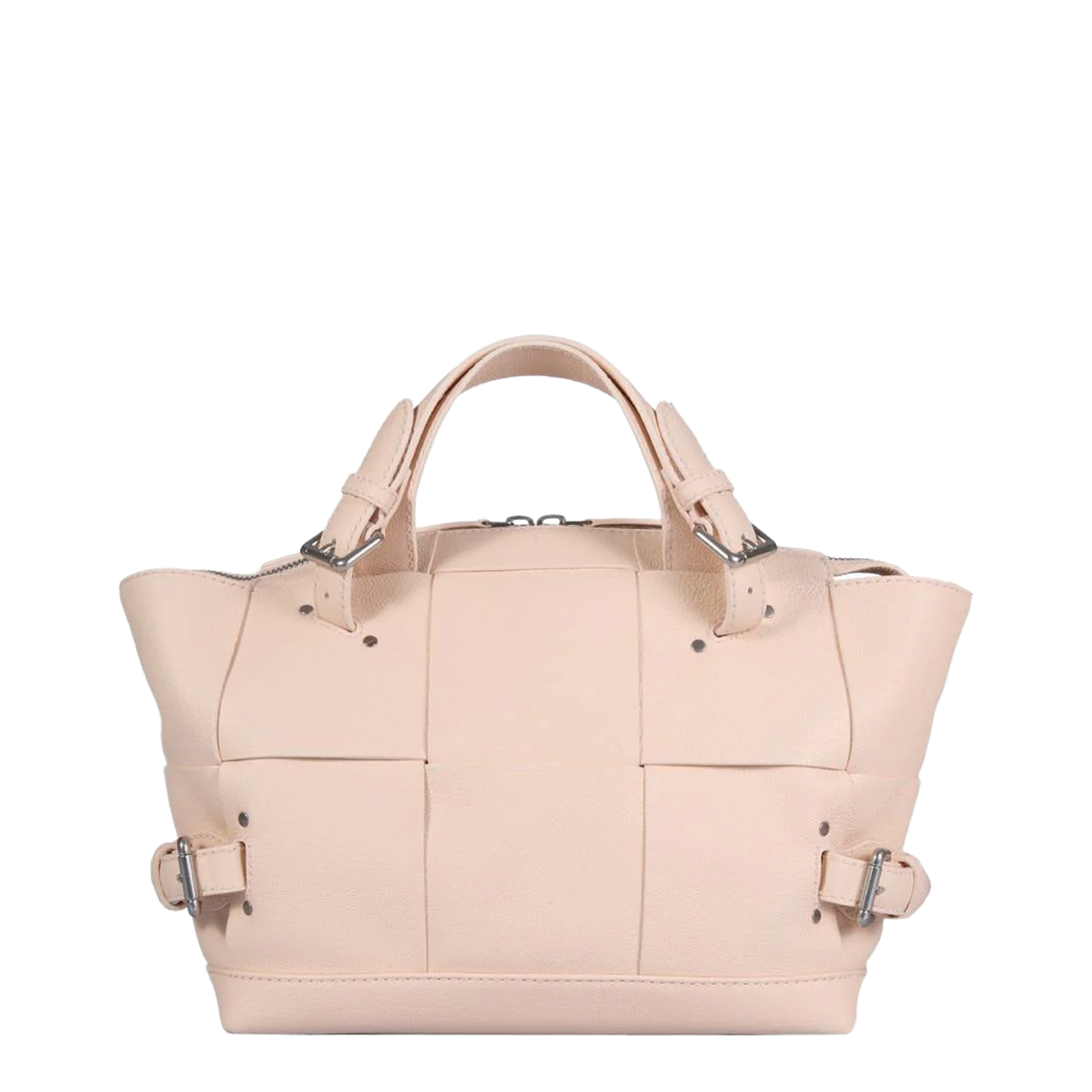 Arco Hobo Leather Handbags - Pink