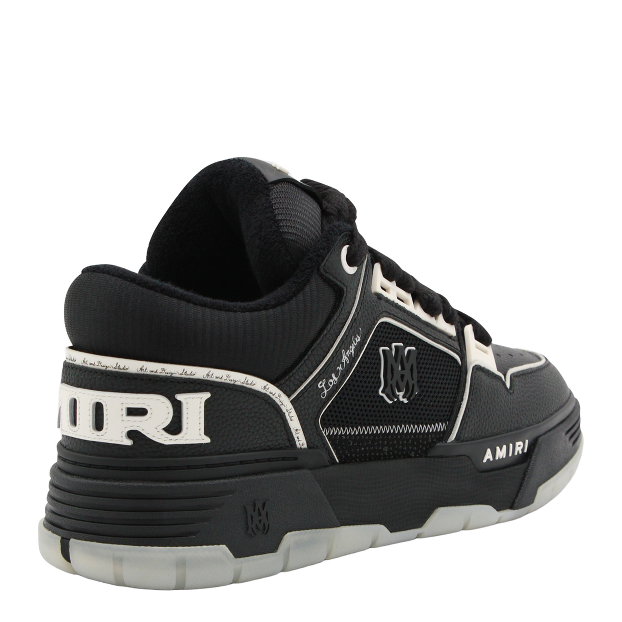 Leather Mesh Sneakers