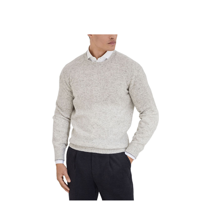 Buttoned Yarn Sweater