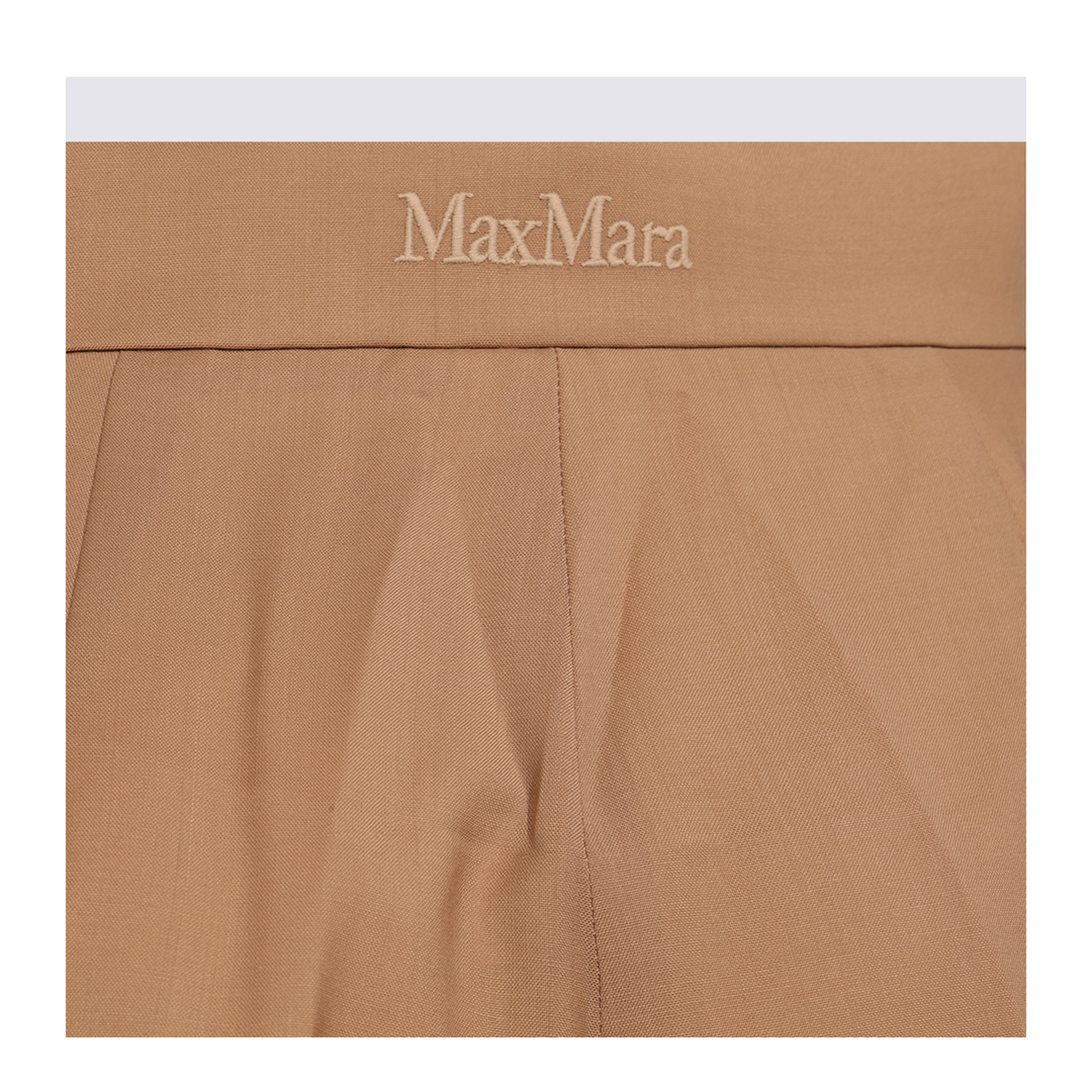 Straight-leg Trousers in Light Wool