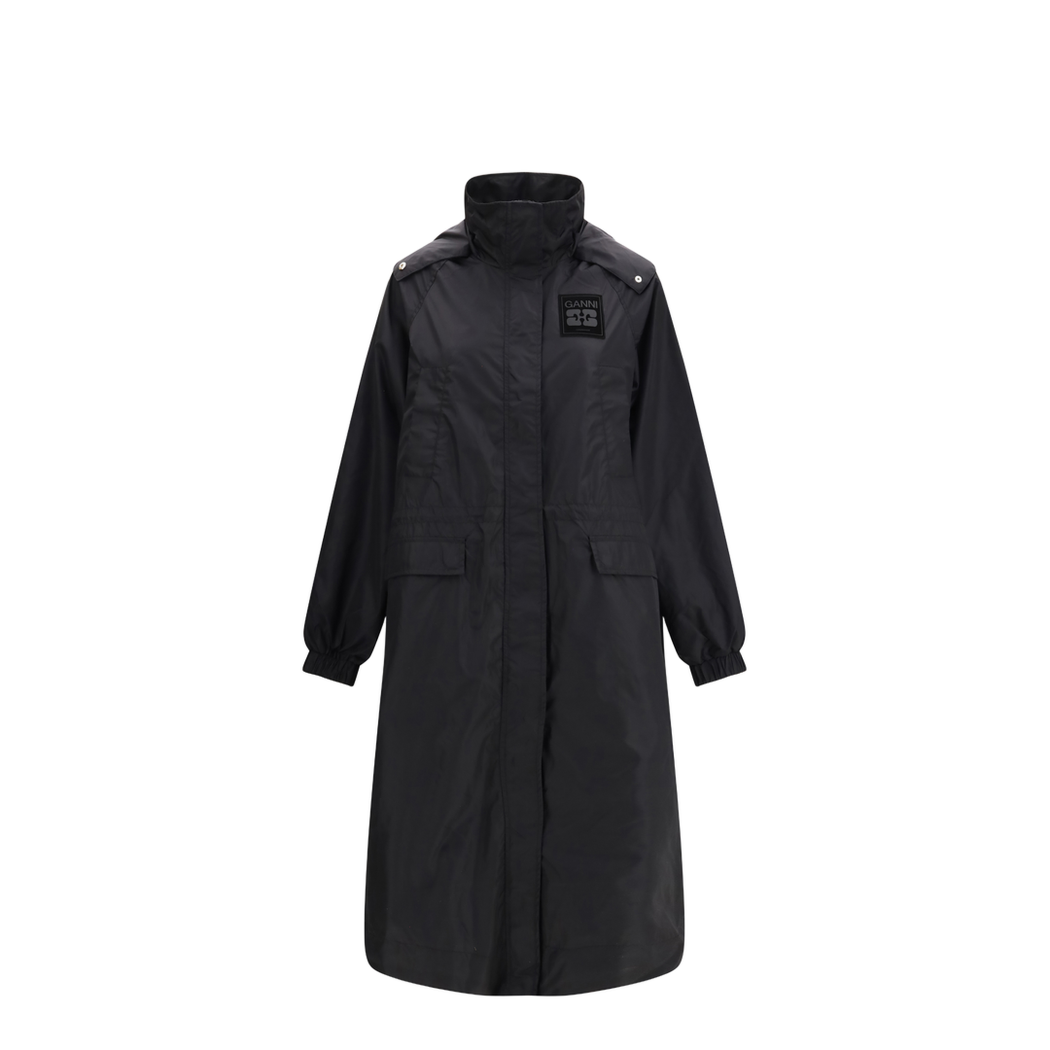 MAYFEYR - Ganni - Flyweight Banana Graphic Long Parka - A1010080