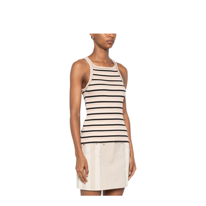 MAYFEYR - Fendi - Multicolour Cotton Striped Knit Top - FS7966AW88