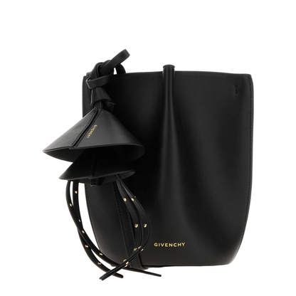 MAYFEYR - Givenchy - Black Leather Nano Snap Bucket Bag - BB60QTB2FJ001