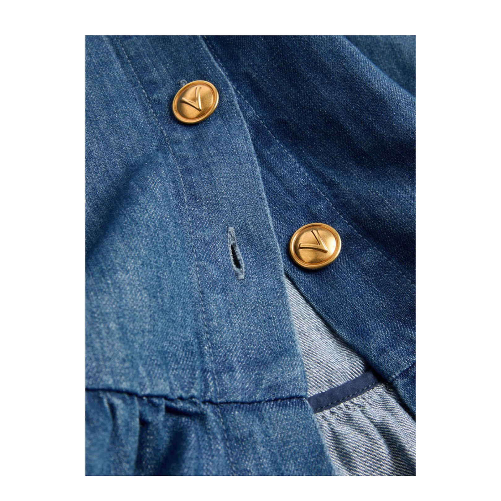 Denim Midi Skirt