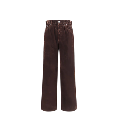 MAYFEYR - Miu Miu - Velvet Chambray Pants - MP1725SOOO157YF0027