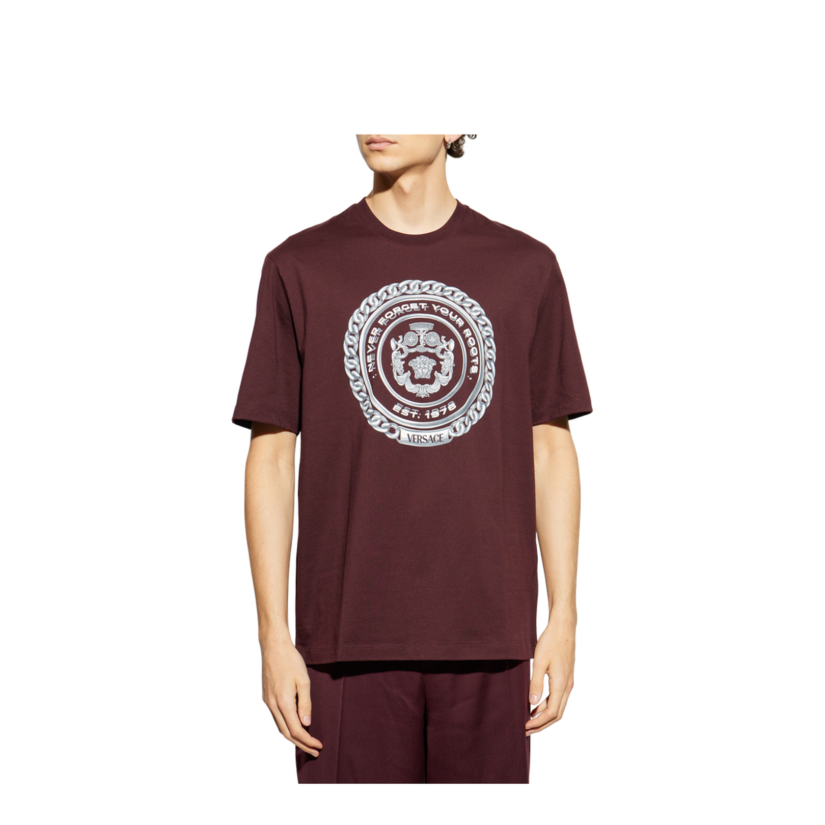 T-shirt with printed logo