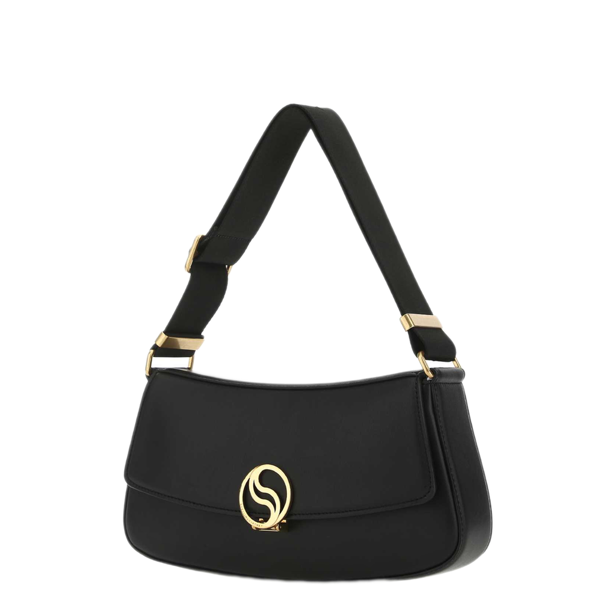 MAYFEYR - Stella Mccartney - Black Alter Mat Shoulder Bag - 7B0025WP01091000