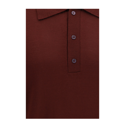 MAYFEYR - Valentino - Wool Polo With Vlogo Embroidery - 8V0KP04UBH9697