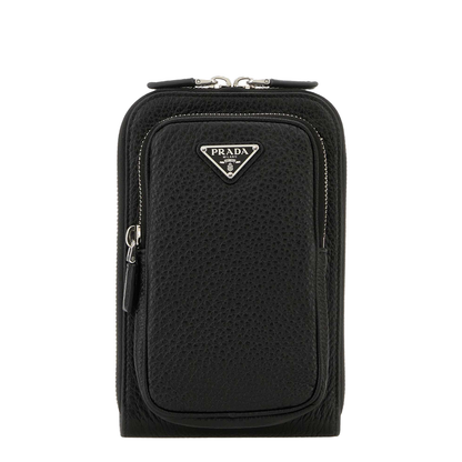 Black Leather Phone Case