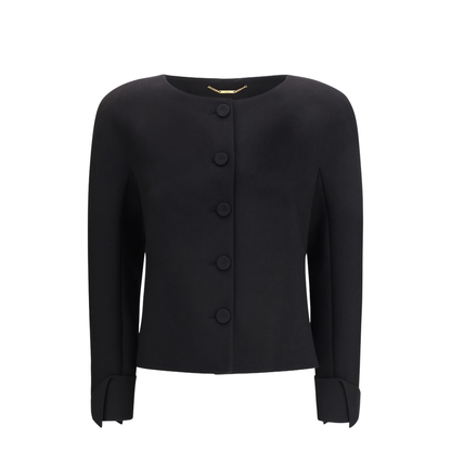 MAYFEYR - Chloè - Collarless Fitted Jacket In Wool Crêpe - CH26UVE04061