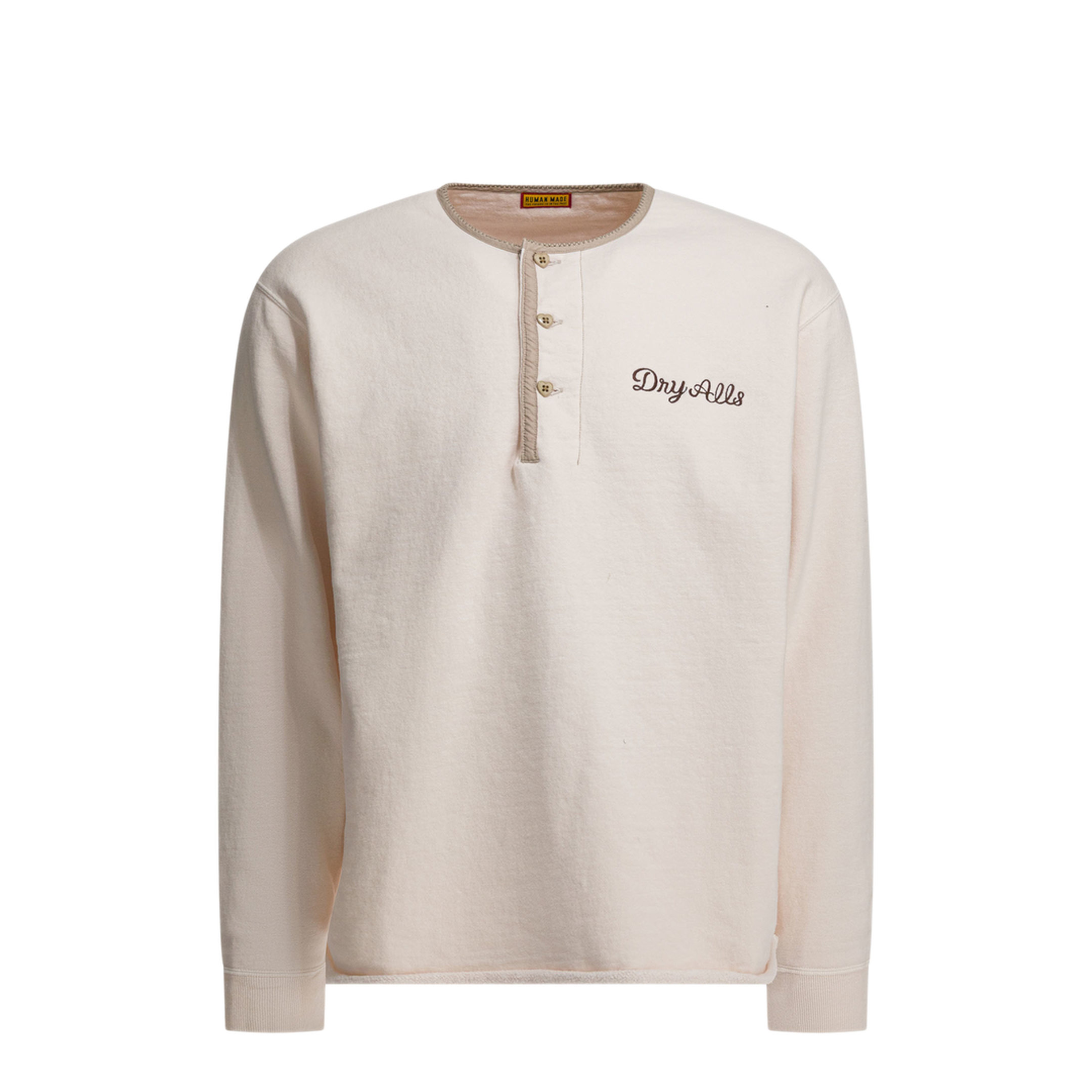 MAYFEYR - Human Made - Henley Sweatshirt - HM30CS012WHITE