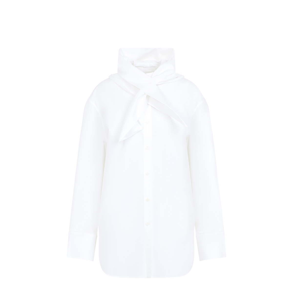 MAYFEYR - CARVEN - White Scarf Shirt - 6262K21008N000