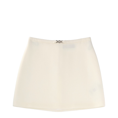 Double Wool Crêpe Mini Skirt