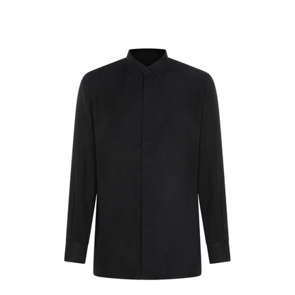 Drapy Twill Casual Shirt