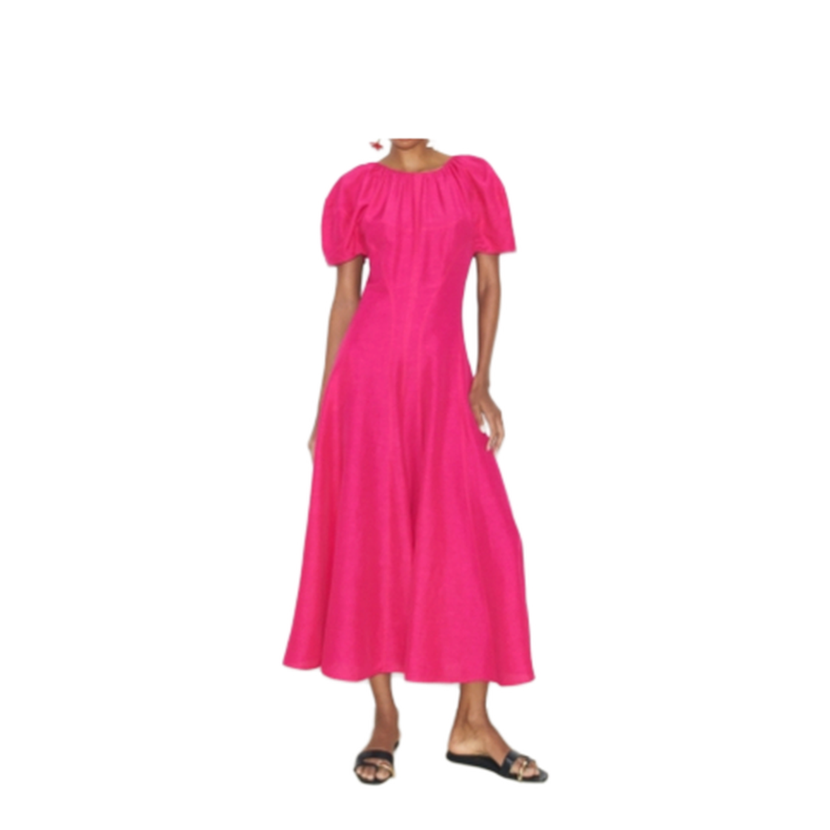 Linen And Viscose Dress