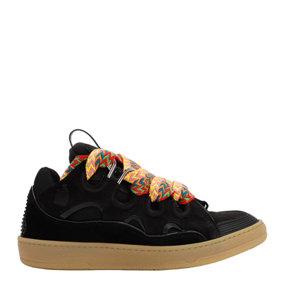 MAYFEYR - Lanvin - Leather Curb Sneakers - FUSKDK12DRA3P26