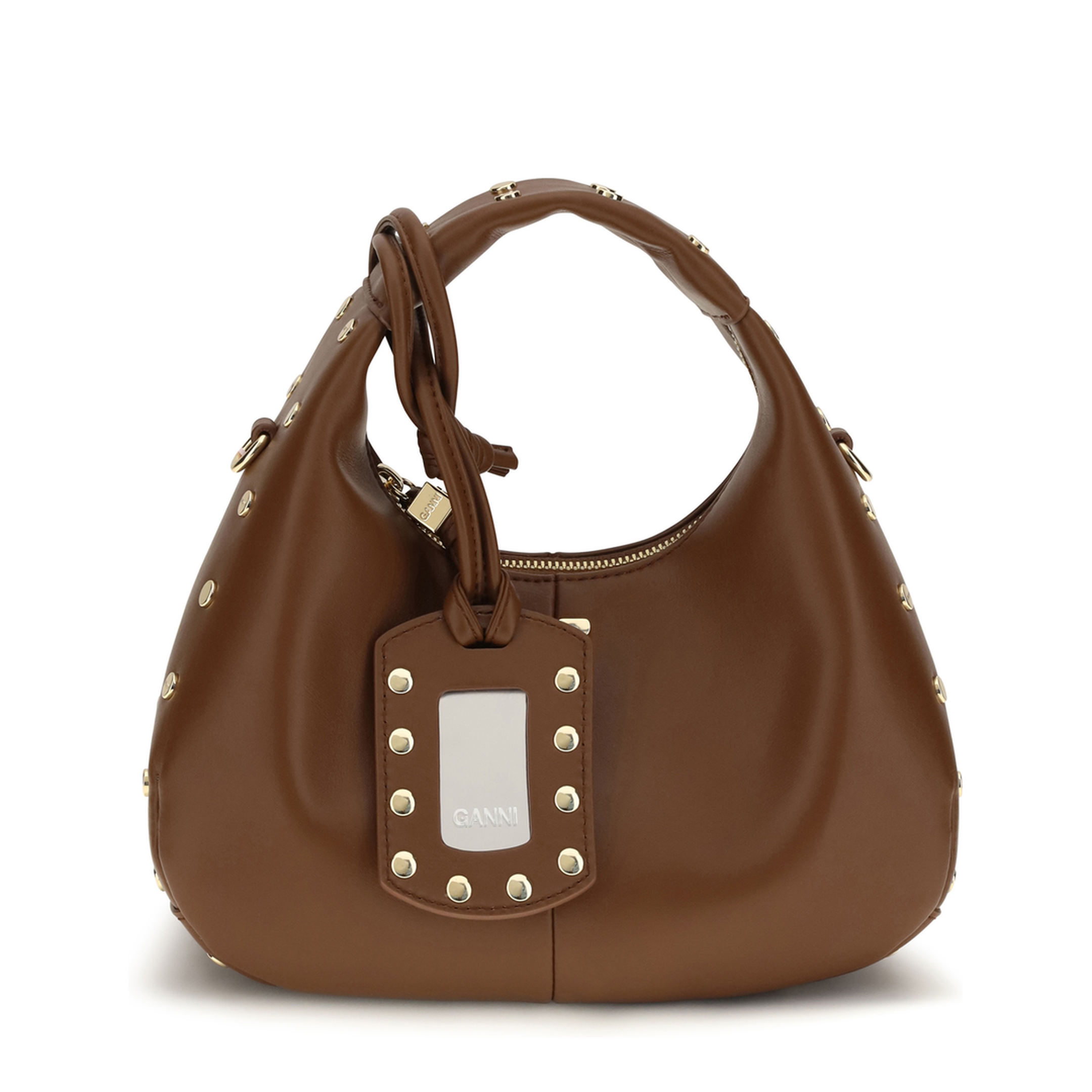 MAYFEYR - Ganni - Mini Studded Hobo Handbag - C1040032