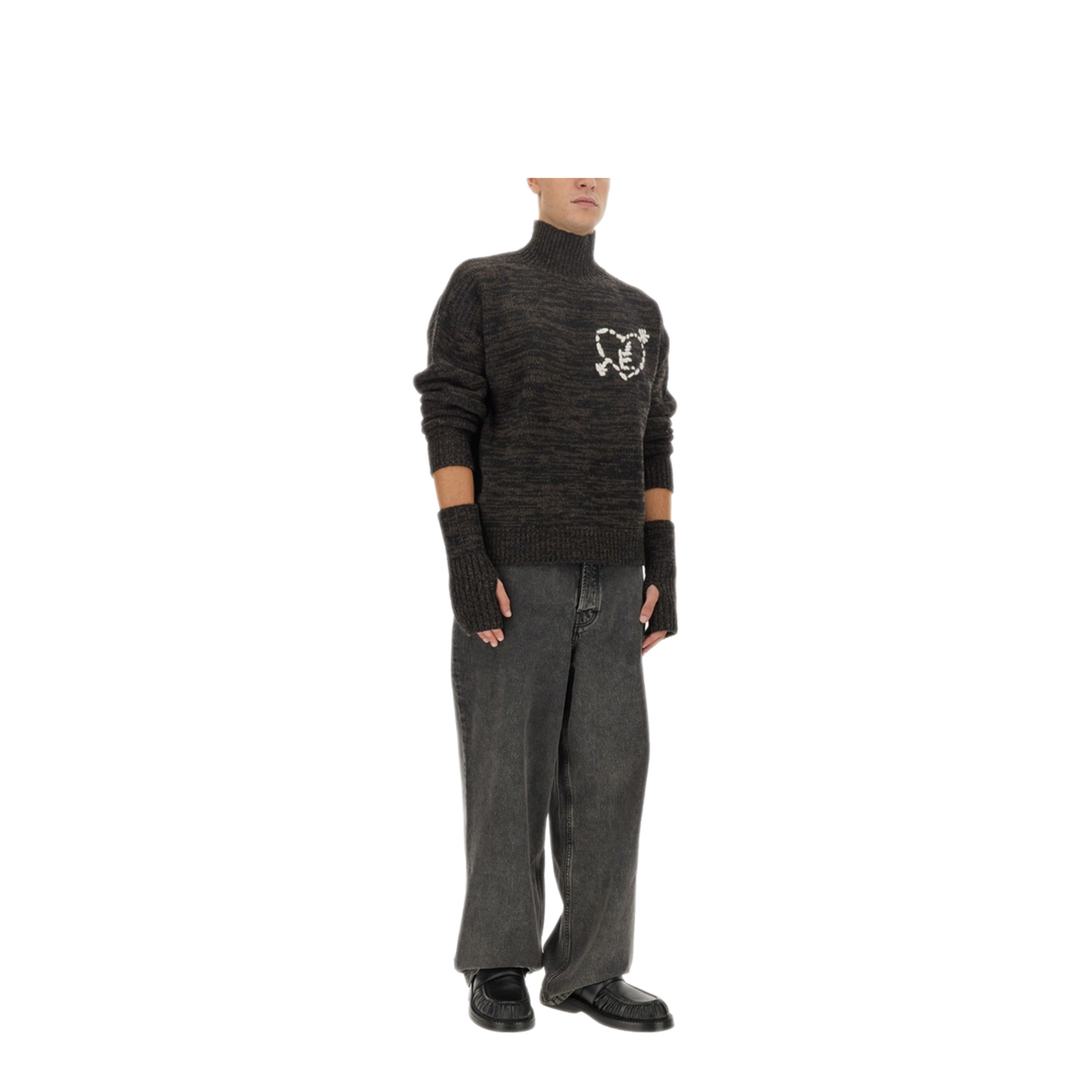 MAYFEYR - Études - Jersey With Logo - H23MM612K00270BLACKBROWN