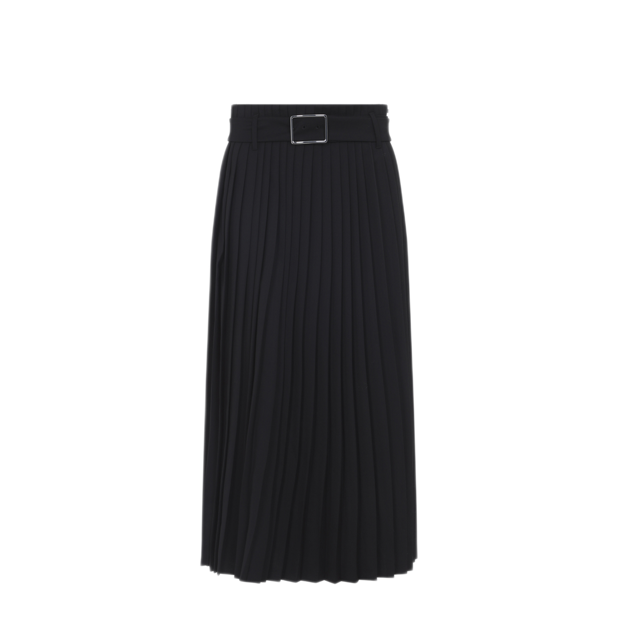 MAYFEYR - Sportmax - Panteon Black Wool Midi Skirt - 2612101081600002