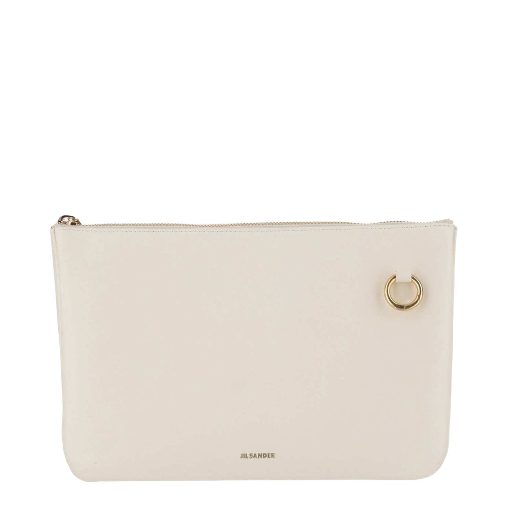 Ivory Nappa Leather Crossbody Bag