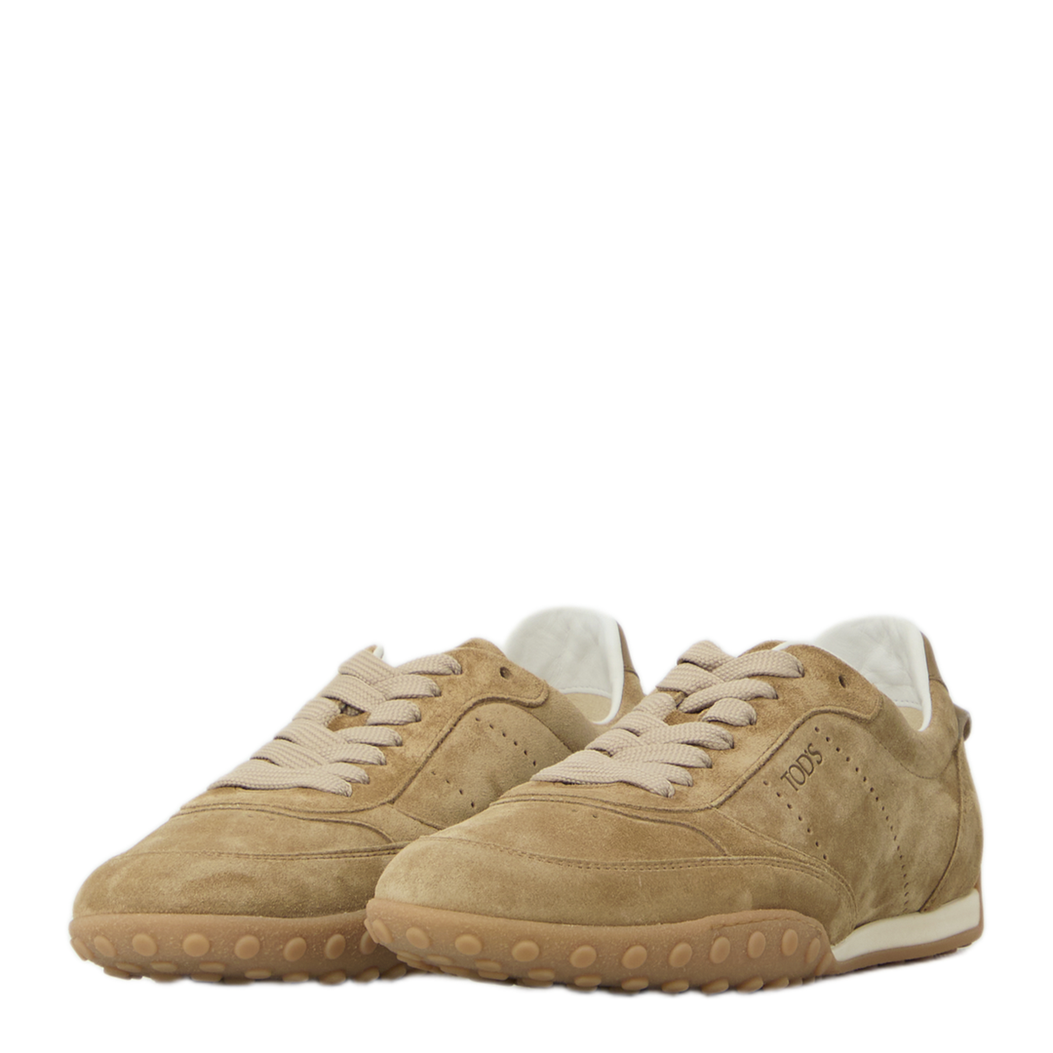 MAYFEYR - Tod's - Cappuccino Suede Sneakers - XXW13M0KO30VKDC806