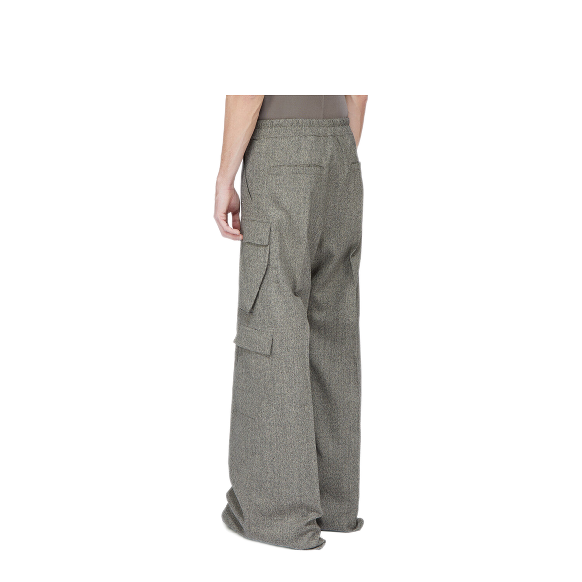 Wool Trousers With Cargo Pockets
