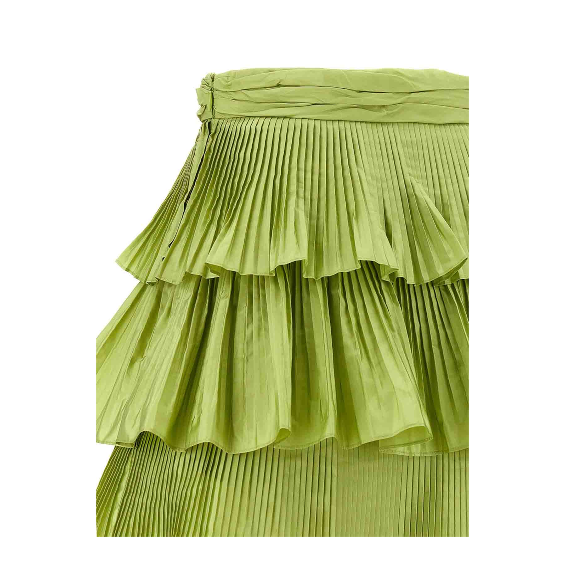 Taffetà Mini Skirt Green