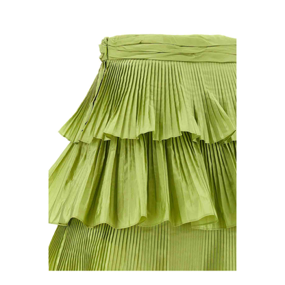 Taffetà Mini Skirt Green