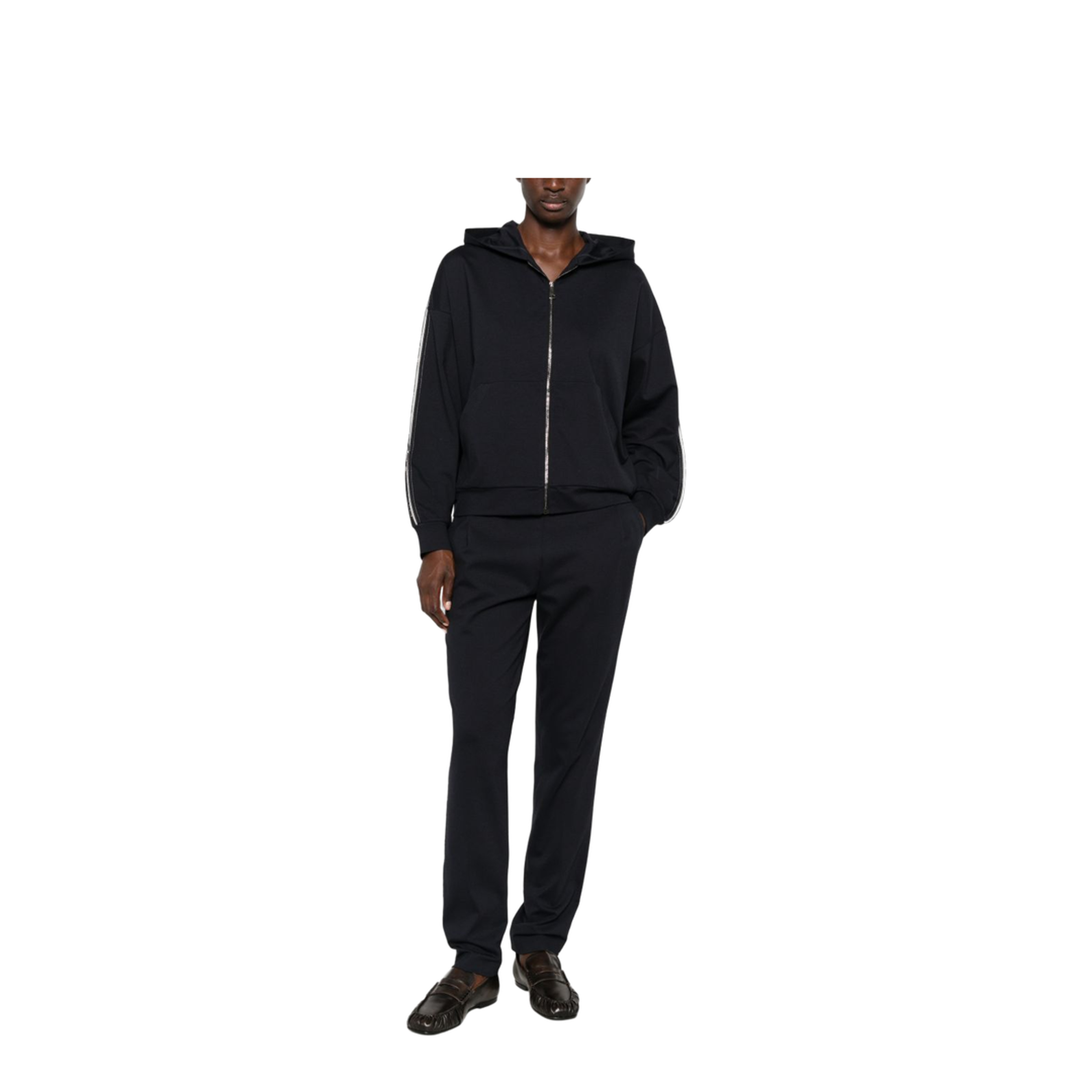 MAYFEYR - Fabiana Filippi - Trousers Navy - PAD216F366M3105146