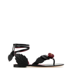 Black Cherryfic Thong Sandals