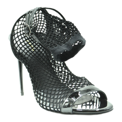 MAYFEYR - LE SILLA - Black Canvas Sandals - 8503Q100