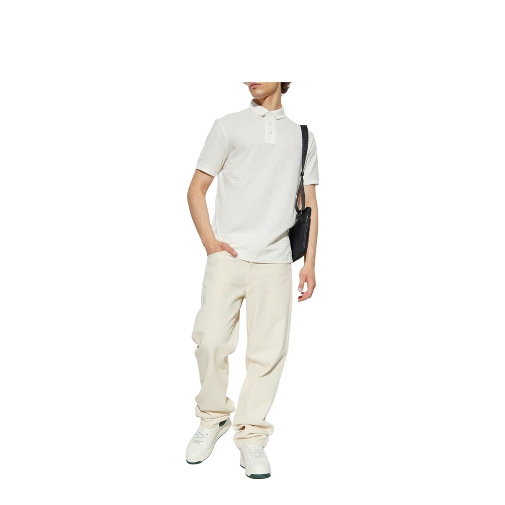 Printed Cotton Polo Shirt