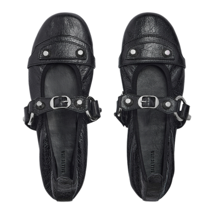 City Ballerina in Black/Silver