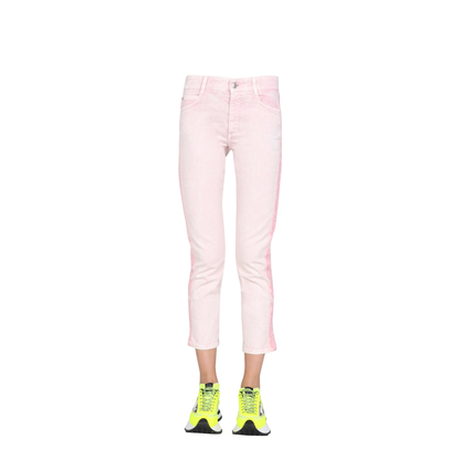 JEANS WITH LOGO BANDS